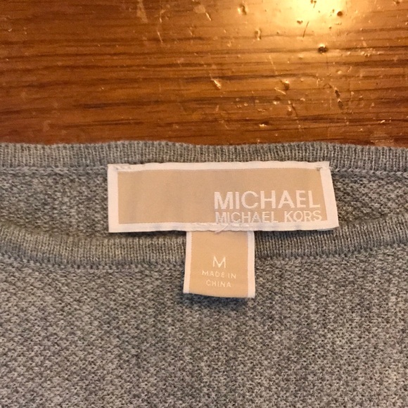 NWOT Michael Kors gray sweater - Picture 2 of 4